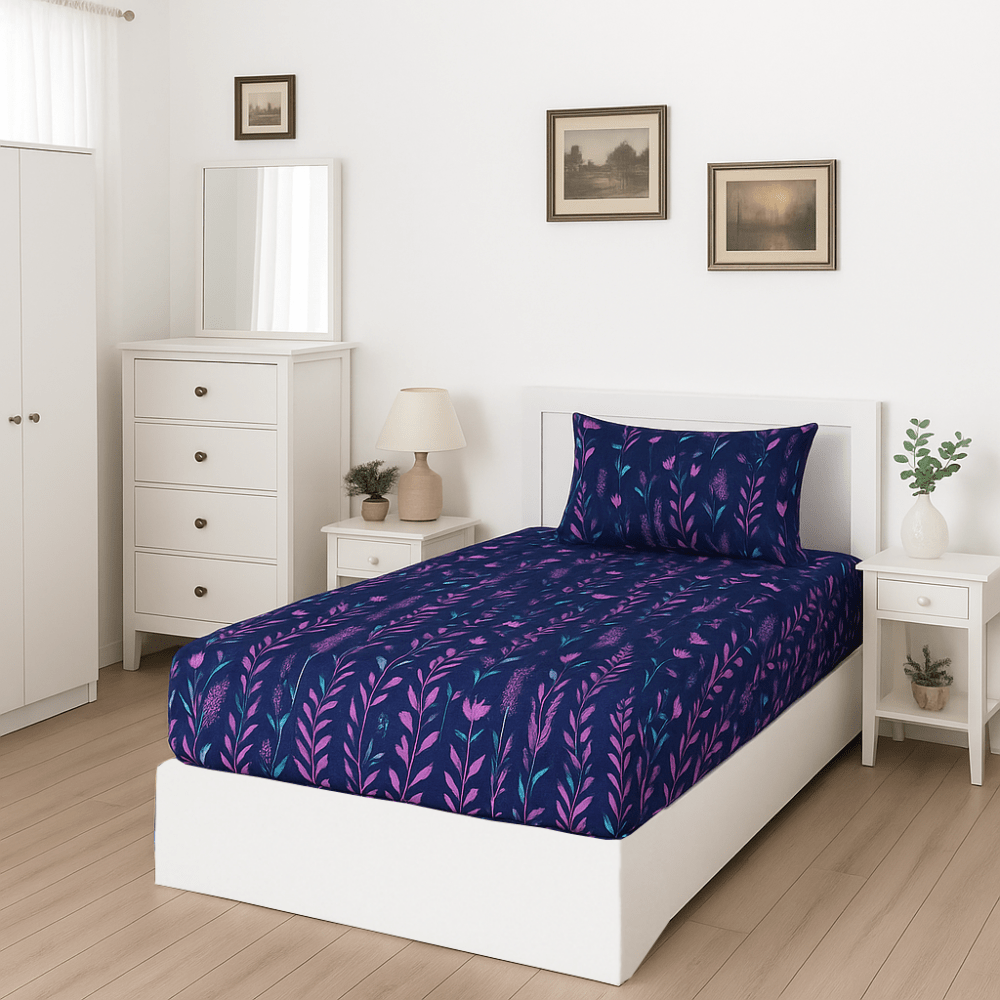 Alektra - SINGLE Fitted Bedsheet Set - Zaraish.com