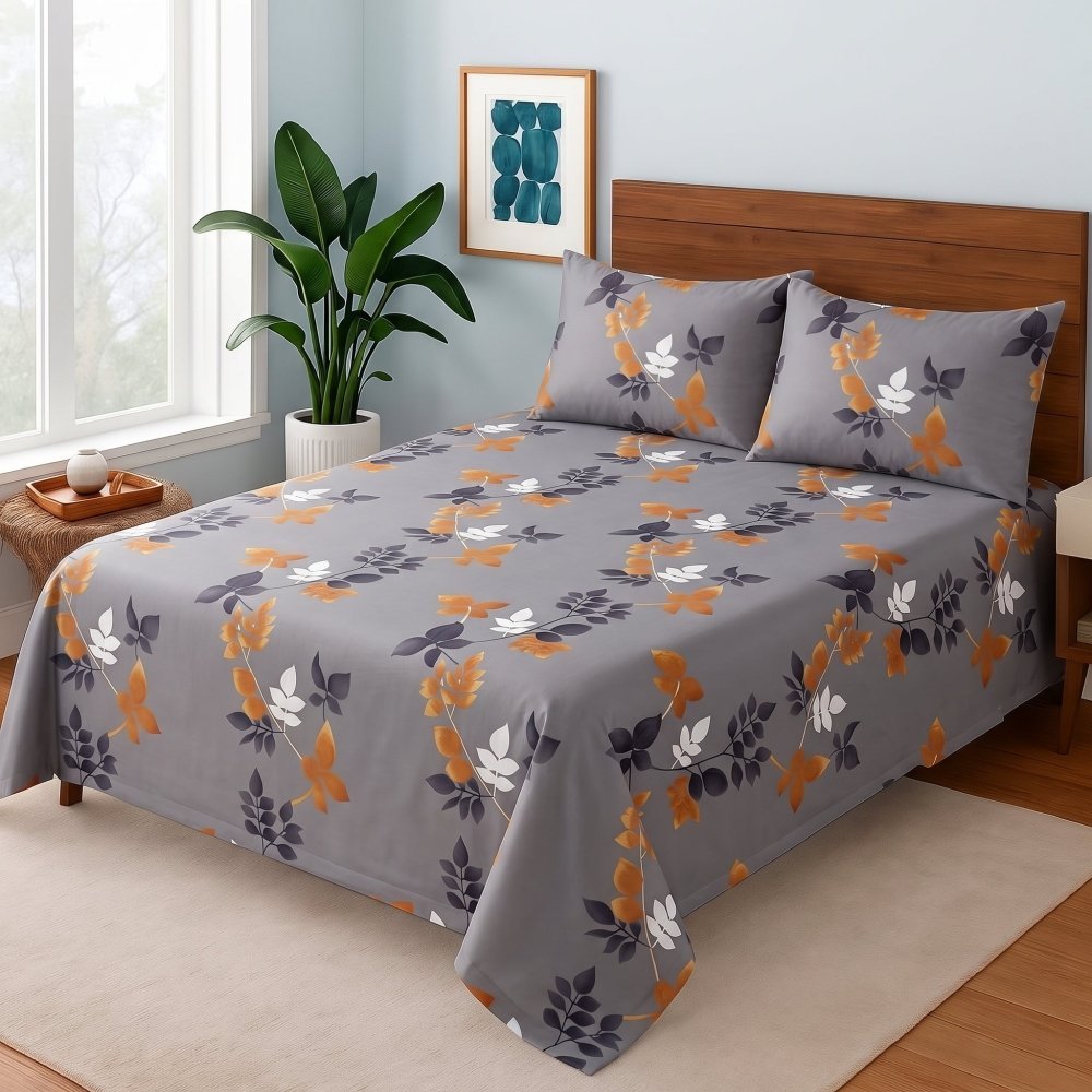 Amber Grey Bedspread - 6 Pcs - Zaraish.com