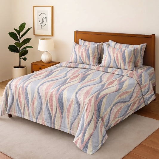 Art - Bedsheet With 4 Pillow Covers - Zaraish.com