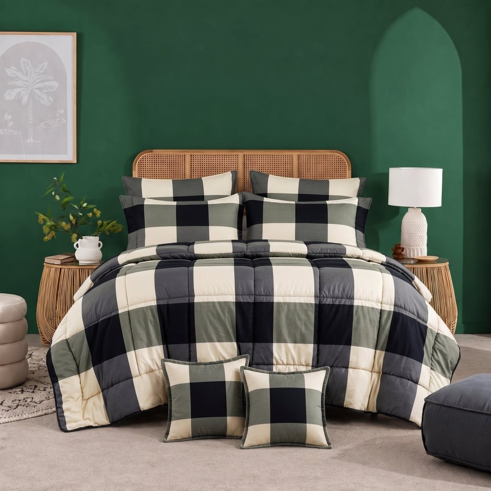 Black Box - 8pcs Premium Comforter Set - Zaraish.com