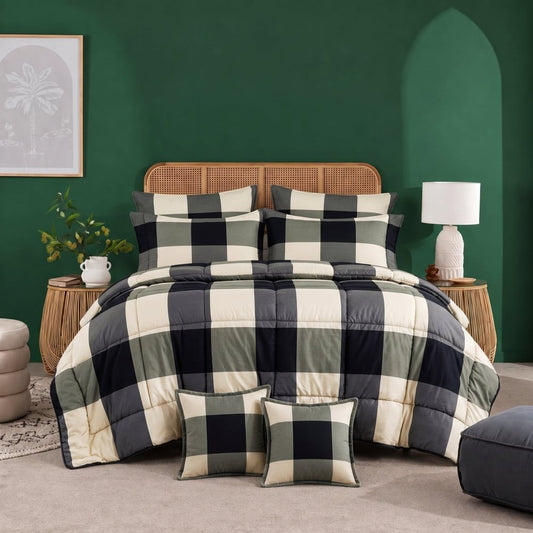 Black Box - 8pcs Premium Comforter Set - Zaraish.com