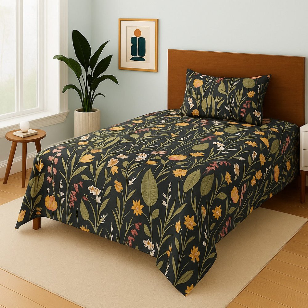 BLACK FOREST - Single Bedsheet Set - Zaraish.com