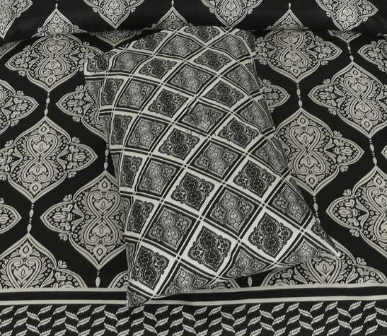 Black Leaves - Single Bedsheet Set - Zaraish.com