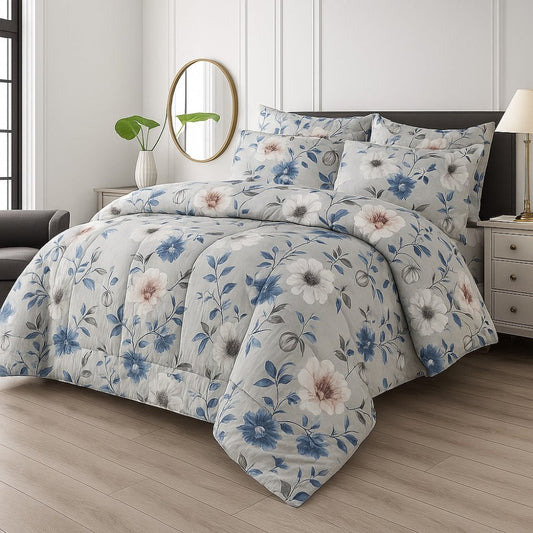 BLUE TULIP - WINTER RAZAI Set (HEAVY FILLING) - Zaraish.com