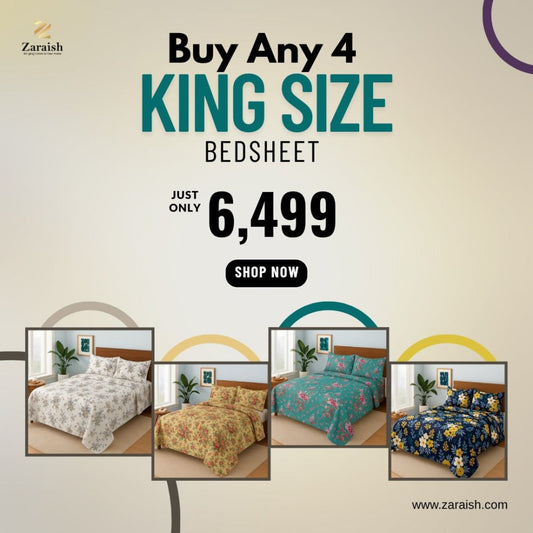 Buy Any 4 FLAT in Rs 6499 - Zaraish.com