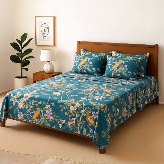 Carnation - Bedsheet With 4 Pillow Covers - Zaraish.com