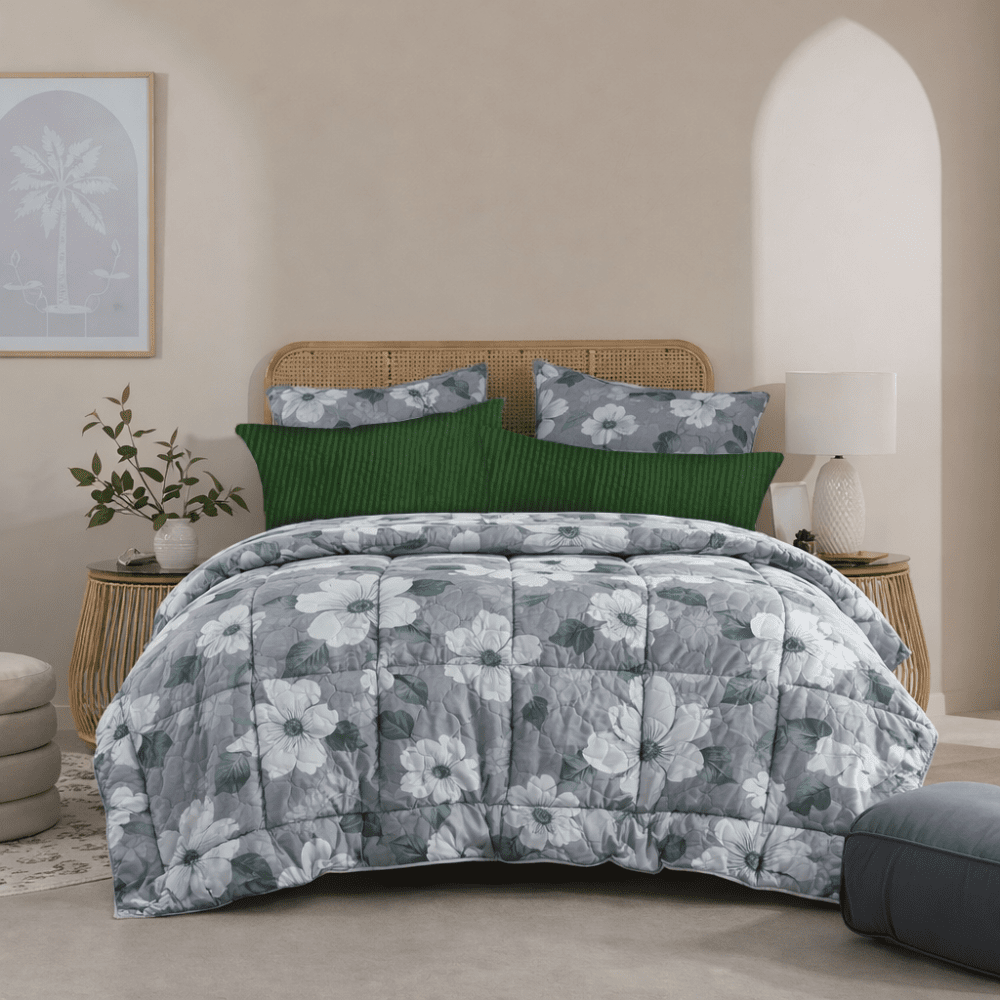 Charlotte - Premium Pure Cotton 6pcs Comforter Set - Zaraish.com