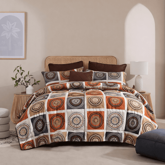Chess - 7pcs PREMIUM Summer Comforter Set (Light Filling) - Zaraish.com
