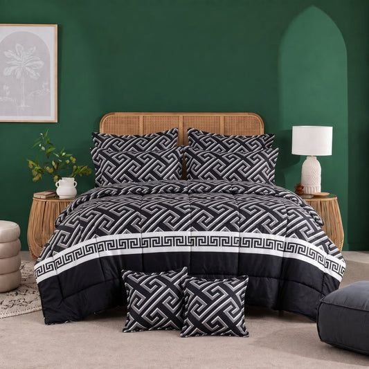 Chroma Midnight Key - 8pcs Premium Comforter Set - Zaraish.com