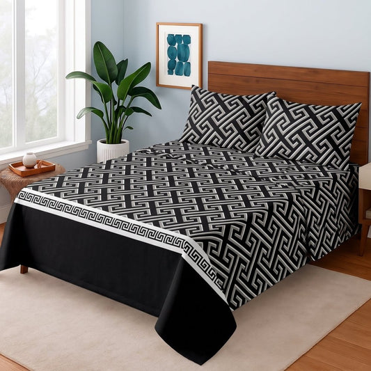 Chroma Midnight Key - Bedsheet Set - Zaraish.com