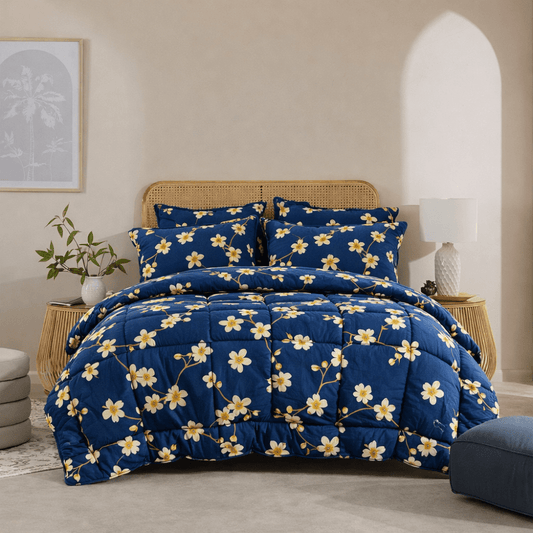 Colbee Zen _Premium Pure Cotton 6 Comforter Set - Zaraish.com
