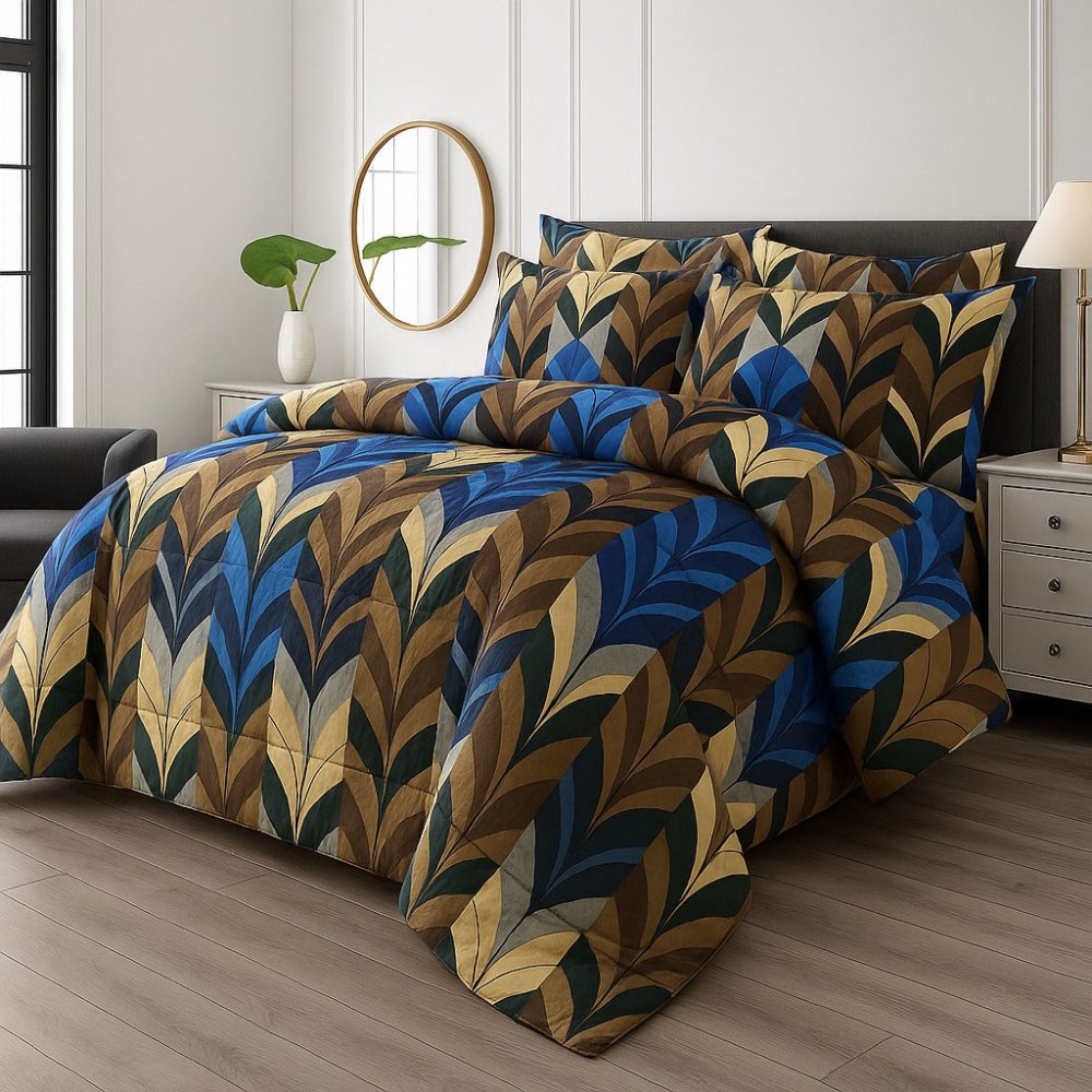 Egyptian - 6pcs Quilt Cover Set (Without Filling) - Zaraish.com