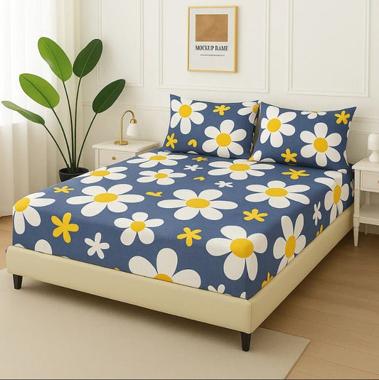 Flowery - Fitted Bedsheet Set - Zaraish.com