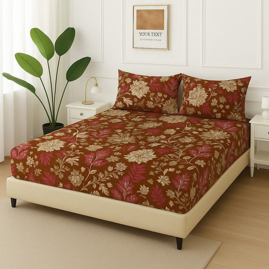 FOREST LEAVES - Fitted Bedsheet Set - Zaraish.com