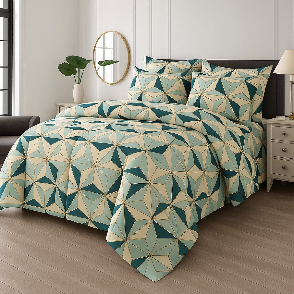 GEOMETRIC TRIO - WINTER RAZAI Set (HEAVY FILLING) - Zaraish.com