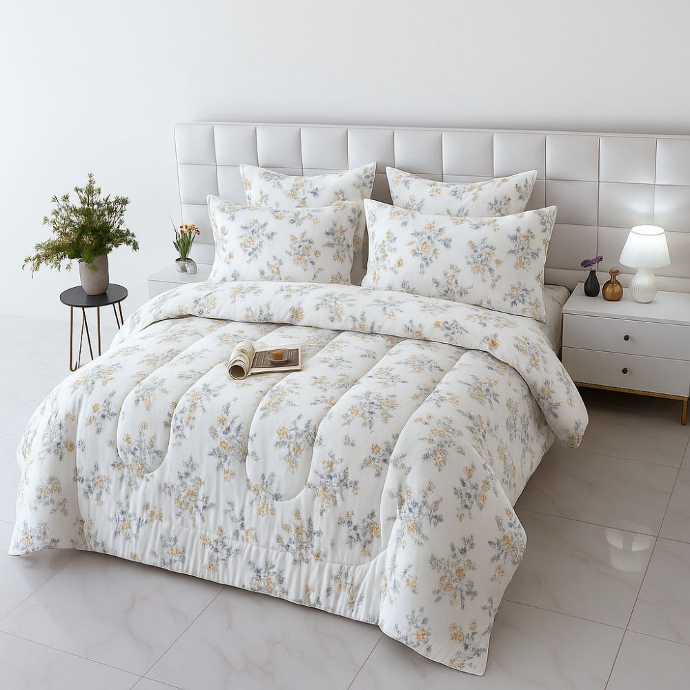 GOLD LEAVES - WINTER RAZAI Set (HEAVY FILLING) - Zaraish.com