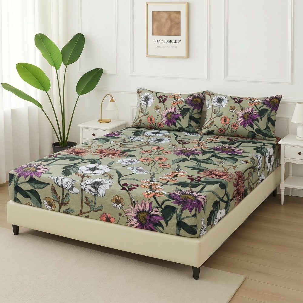 Green Forest - Bedsheet Set - Zaraish.com