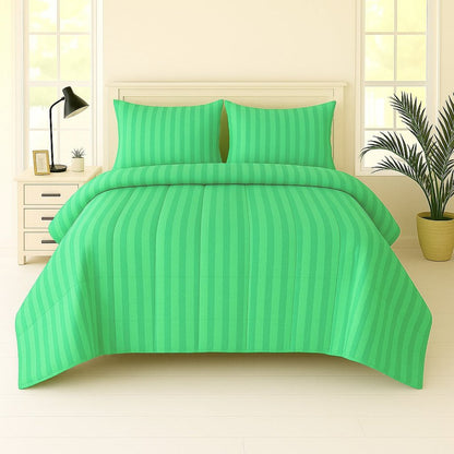 Green Stripe - WINTER RAZAI Set (HEAVY FILLING) - Zaraish.com