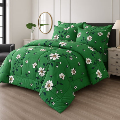 GREENISH - WINTER RAZAI Set (HEAVY FILLING) - Zaraish.com