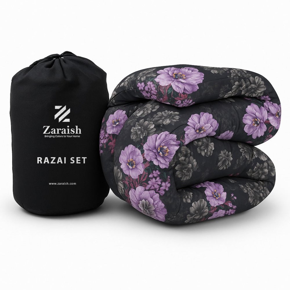 Jasmine - WINTER RAZAI Set (HEAVY FILLING) - Zaraish.com