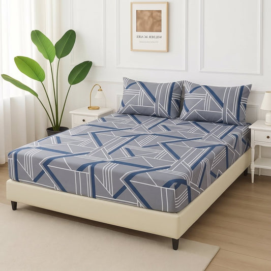 Kinetic - Fitted Bedsheet Set - Zaraish.com