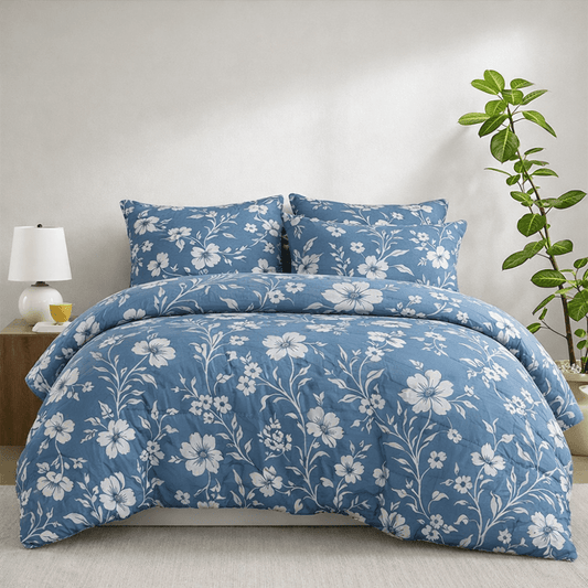 Lotus - 6pcs Quilt Cover Set (Without Filling) - Zaraish.com