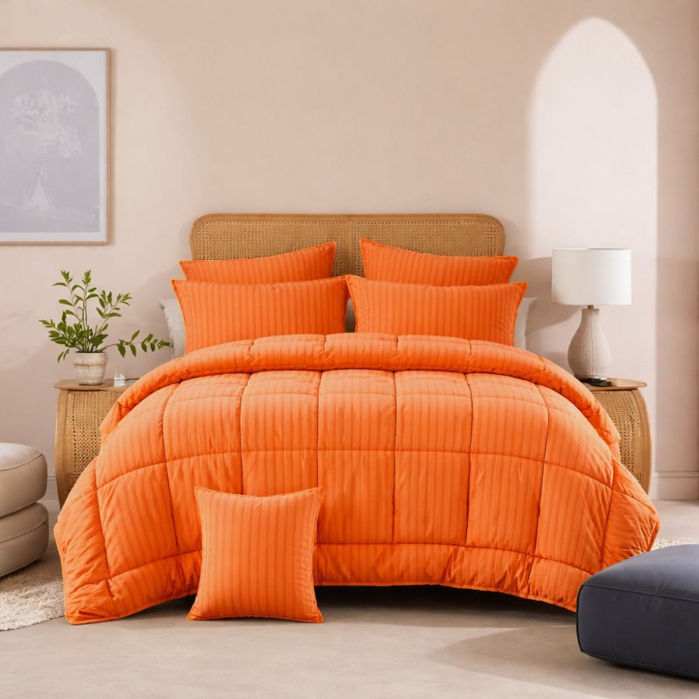 MALTA STRIPE - Premium 6pcs Comforter Set - Zaraish.com