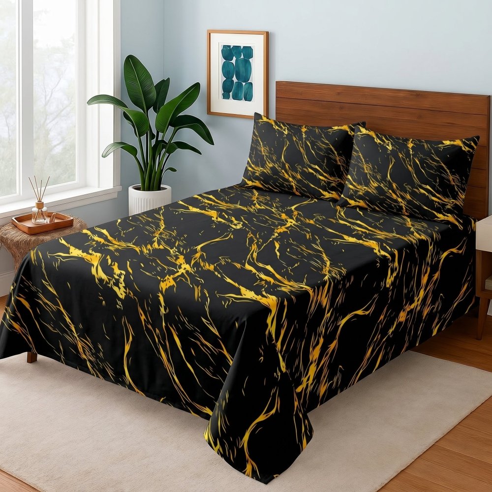 Midnight Vein - Bedsheet Set - Zaraish.com