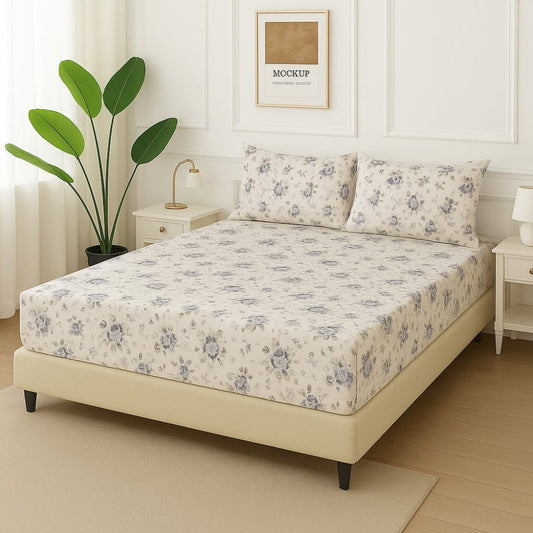 Mini Flower - Fitted Bedsheet Set - Zaraish.com