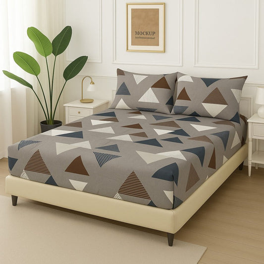 MINI TRIANGLE - Fitted Bedsheet Set - Zaraish.com