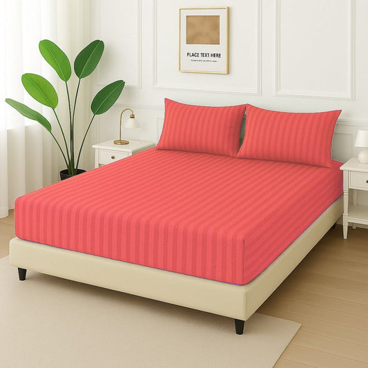 Mlata Stripe - Fitted Bedsheet Set - Zaraish.com