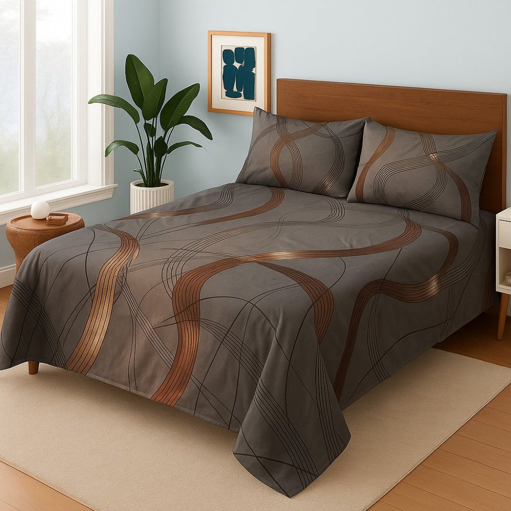 MULTI LINES - Bedsheet Set - Zaraish.com