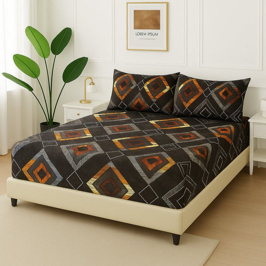 MULTI SQUARE - Fitted Bedsheet Set - Zaraish.com