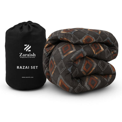 MULTI SQUARE - WINTER RAZAI Set (HEAVY FILLING) - Zaraish.com