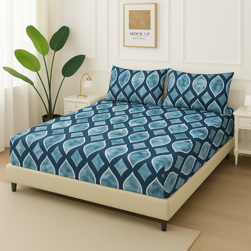 OCEAN - Fitted Bedsheet Set - Zaraish.com