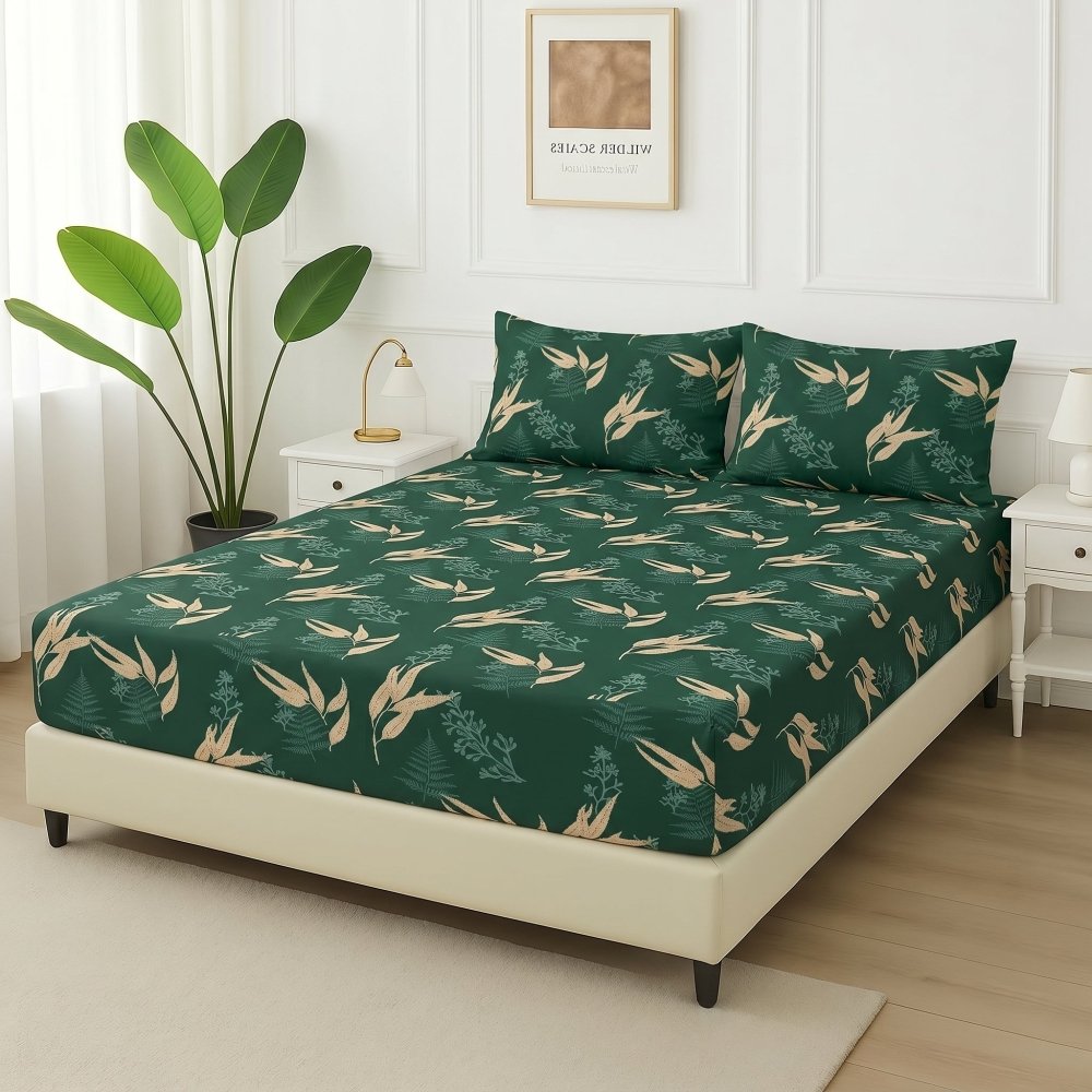 Olive Grove - Fitted Bedsheet Set - Zaraish.com