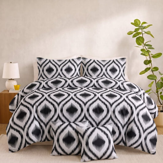 Onyx Diamond - 8pcs Quilt Cover Set (Without Filling) - Zaraish.com