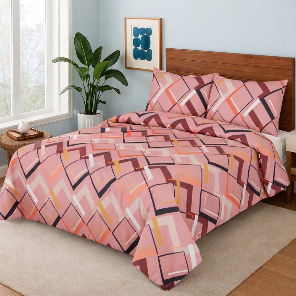 Pink Trio - Bedsheet Set - Zaraish.com