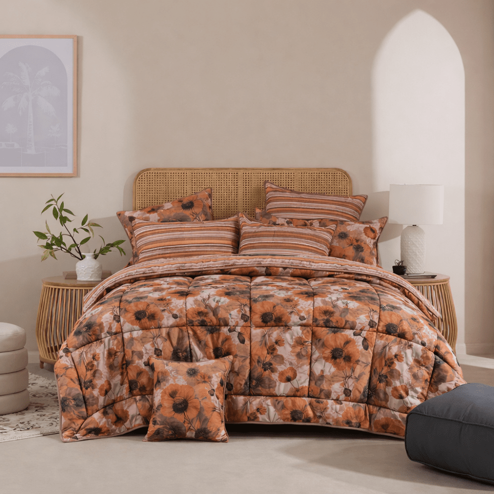 Premium 6pcs Summer Comforter Set (Light Filling) - Plush - Zaraish.com