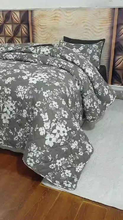 White Tulip- Premium Summer 6pcs Comforter Set