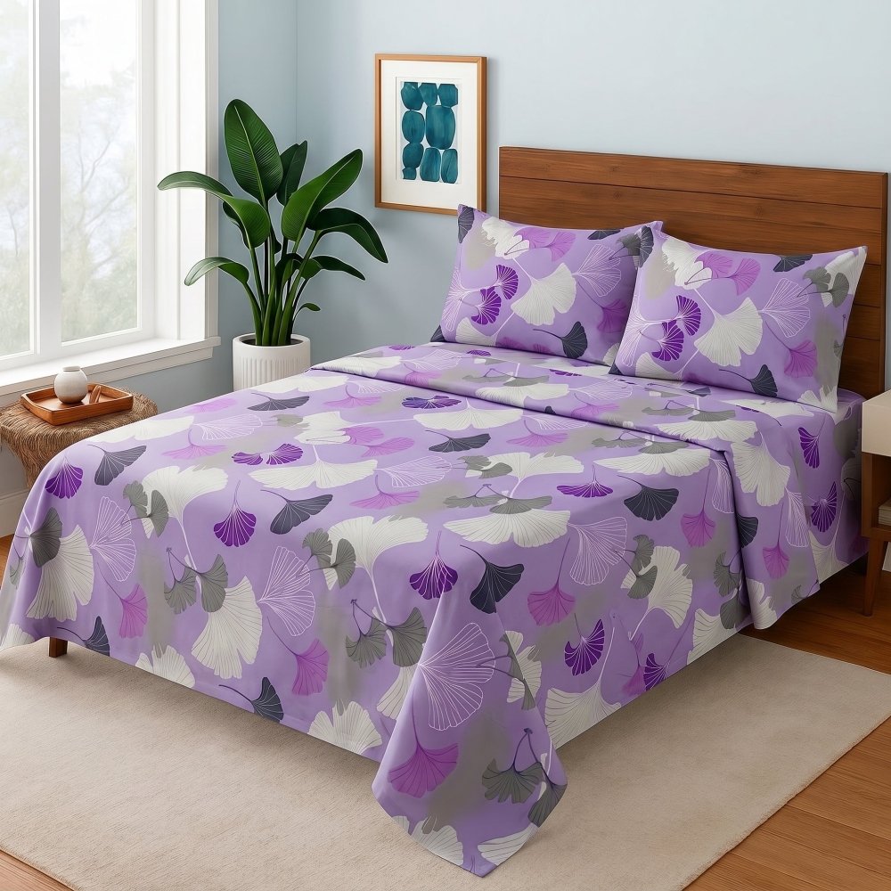 Purple Whisper - Bedsheet Set - Zaraish.com