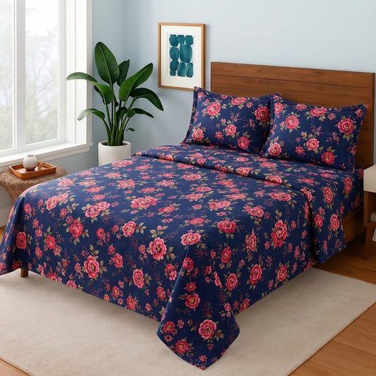 Red Roses - Bedsheet Set - Zaraish.com