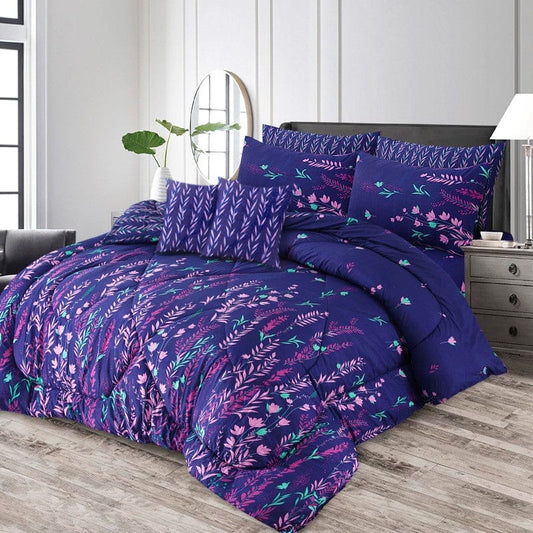 Alektra- 6pcs Summer Comforter Set (Light Filling)