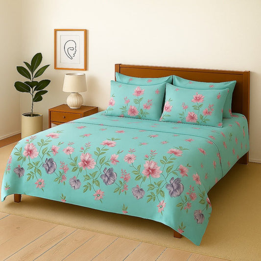 Royal Cool - Bedsheet With 4 Pillow Covers - Zaraish.com