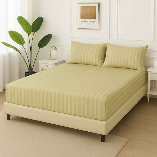 SKIN STRIPE - Fitted Bedsheet Set - Zaraish.com