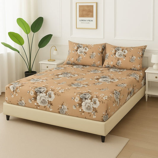 Skin Tulips - Fitted Bedsheet Set - Zaraish.com