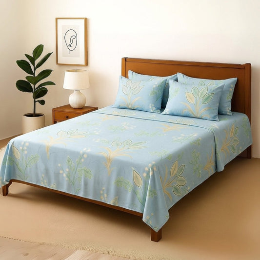 Sky Tree - Bedsheet With 4 Pillow Covers - Zaraish.com