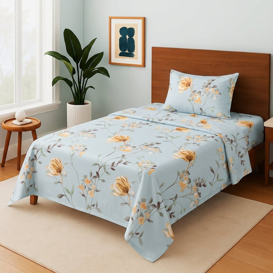 Skyline Flora - Single Bedsheet Set - Zaraish.com