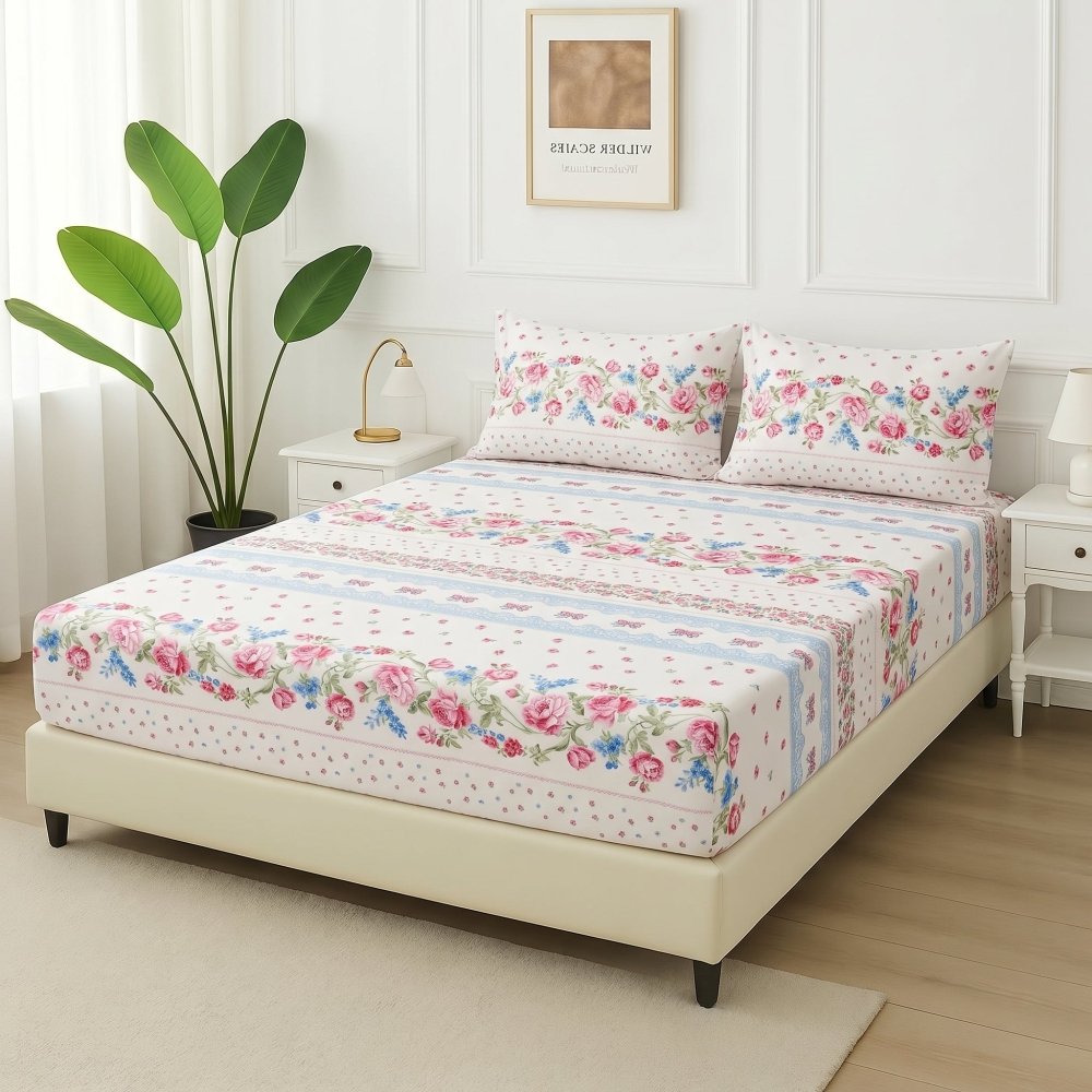 Summer Harmony - Fitted Bedsheet Set - Zaraish.com