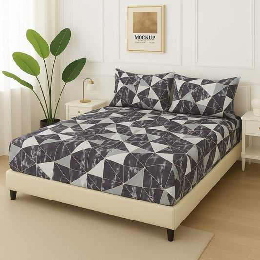 TRIANGULAR - Fitted Bedsheet Set - Zaraish.com